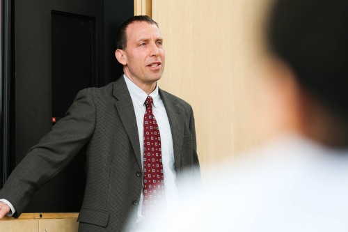 Lyle Goldstein presenting