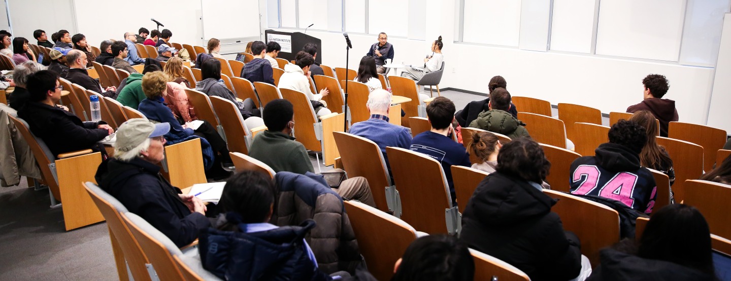 Speakers and audience in True North Classroom