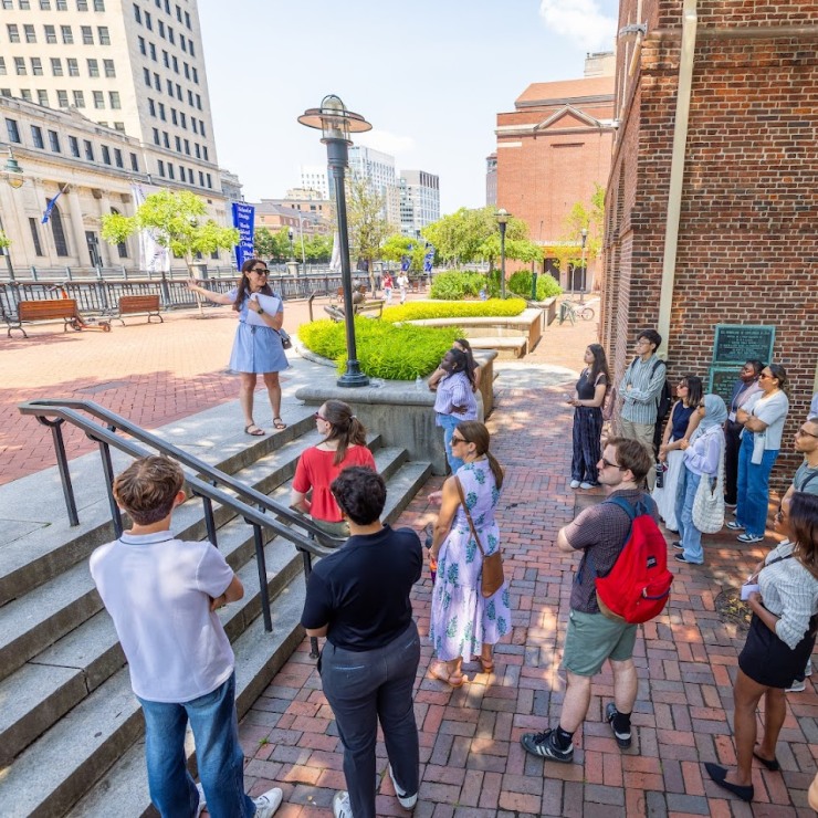Orientation walking tour