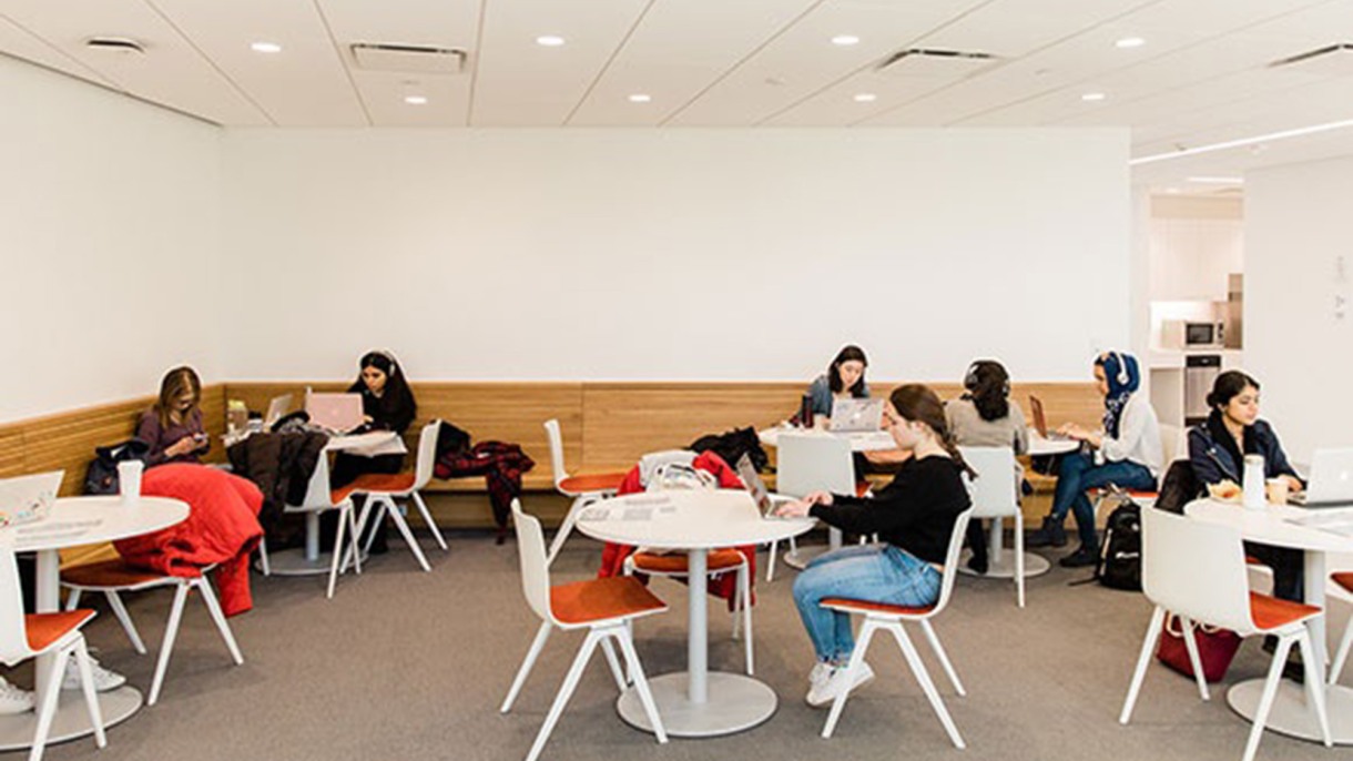 Students in Watson study area