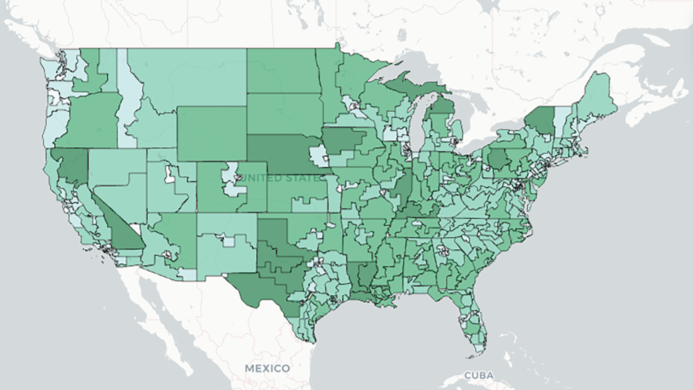 Climate opportunity map demonstrates economic, health benefits of pursuing a net-zero energy policy