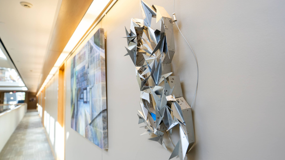 Photo of wall sculpture
