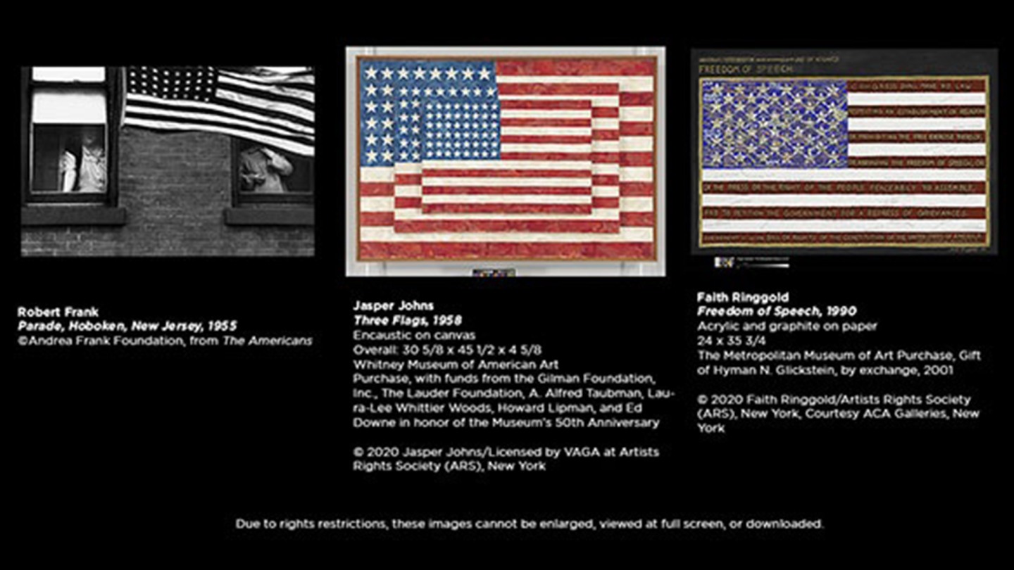robert frank the americans flag